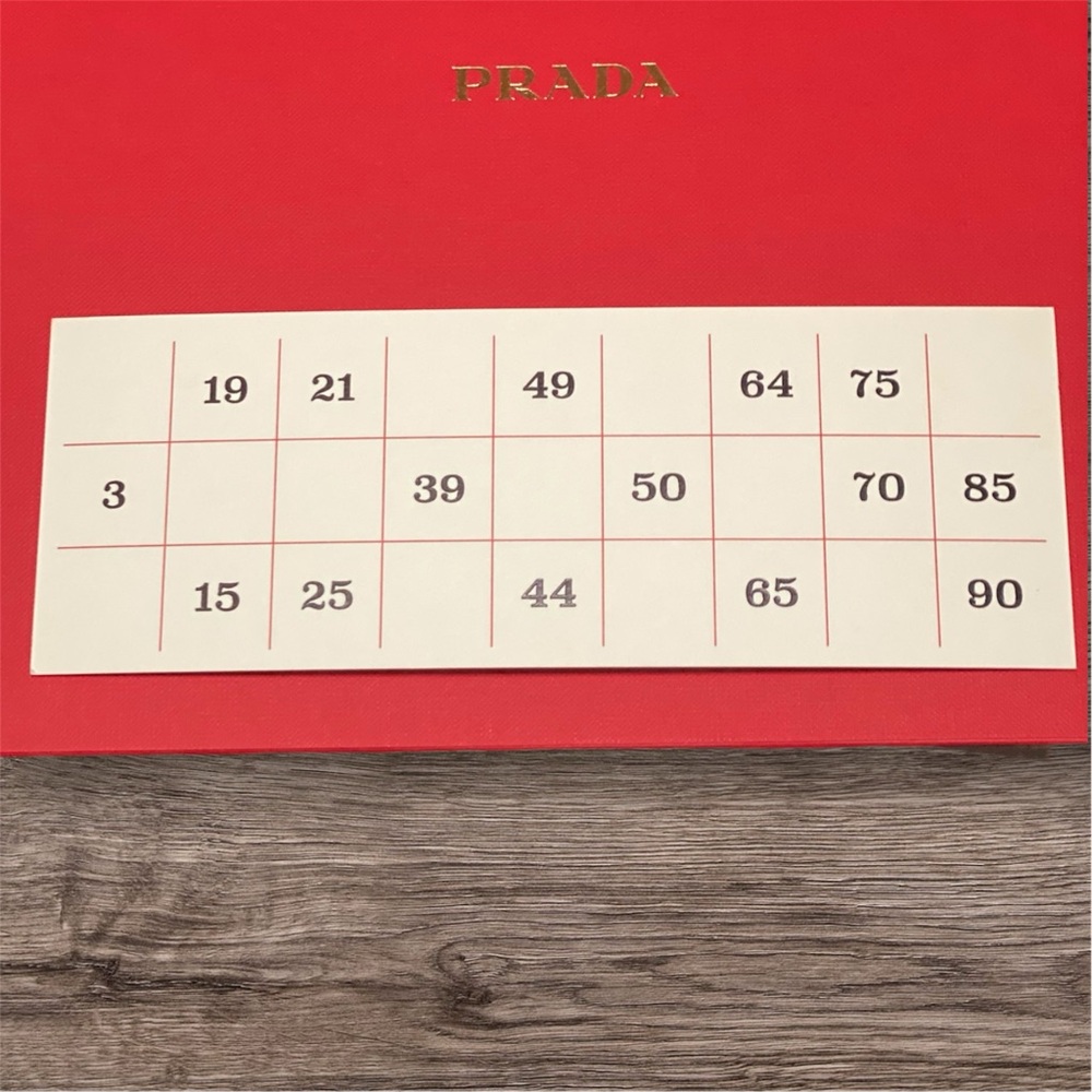 Prada limited Edition Tombola (Bingo) Game - Picture 6 of 8